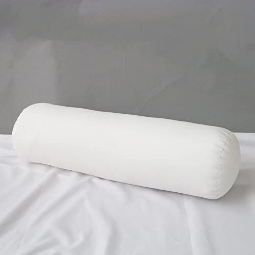 EN AyuL Ronde Bolster Kussen Gevuld Full Body Cilindrische Bolster, Lange Neck Roll Zacht Comfy Bolster Kussen voor Nek Zwangerschap Ondersteuning (15x70cm)