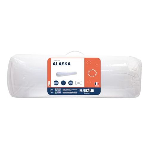 Bleu Câlin Bolster Bolster Comfort Alaska, perkal envelop van polykatoen, 90 cm