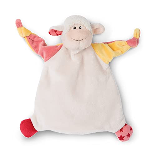 NICI Lammetje Dekbed 25x25 cm – Knuffeldeken vanaf 0+ maanden – Dekbedden voor Baby's & Peuters – Knuffels voor Baby's – Dekbed voor Meisjes & Jongens