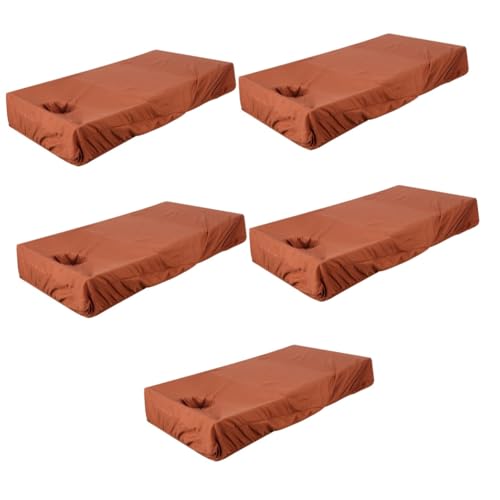 minkissy 5Pcs Schoonheid Bed Hoeslaken Sprei Tafelkleed Tafelkleden Tafelkleden Bed Tafelhoes Massage Supply Schoonheid Accessoire Bed met Gaten Massage Bed Polyester