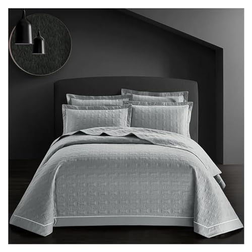 ALturn 100% cotton Luxury Bedspread on the bed Plaid Euro bed cover quilted Mattress topper bed linen coverlet Bedspreads Compatible with bed sheet,Beddengoed set