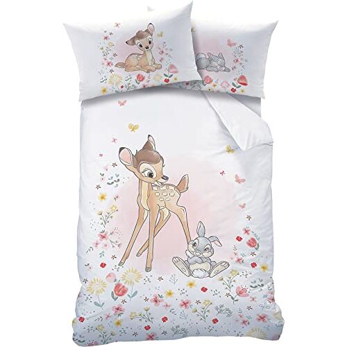 CTI Omkeerbaar beddengoed Disney Bambi 100 x 135 cm 100% katoen