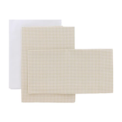 Cambrass Kinderbed 3 stuks (kinderbed 60) 100 x 165 x 1 cm Vichy10 beige