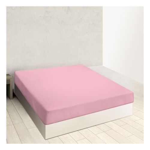 Blanco Hoeslaken A8   bedlaken van 100% katoen   Hoeslaken 160 x 190/200 cm   Roze