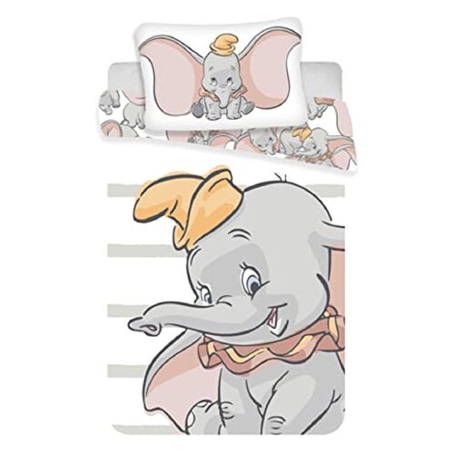 Dumbo Disney babybeddengoed, dekbedovertrek van katoen