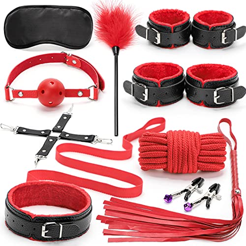 ANZII Bondage-sets bed-fetisj, onder bed, restrainingsset met handboeien, enkelband, erotische bedboeien, volwassenen, BDSM, boeien, spellen, SM, seksspeelgoed