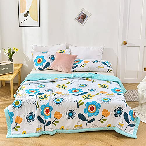 N\C Cool Zomer Quilt Gewassen Katoen Zomer Quilt Zomer Cadeau Air-conditioning Quilt Wasbaar Kinderen Enkele Dubbele Dunne Quilt