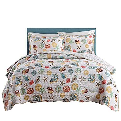 XXYOZ Beddengoed sprei tropisch, beddengoed sprei tropisch, dekbedsets vol, zomerdekbedsets Queen, sprei met 2 kussenhoezen, ultrazacht lichtgewicht (24)