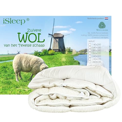 iSleep onderdeken wol (90x200 cm)