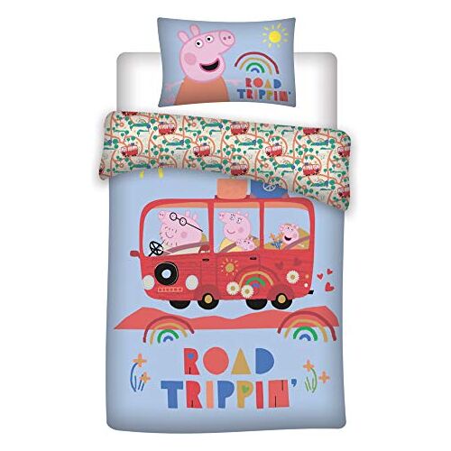 AYMAX Peppa Pig beddengoed Family 100x135 cm 40x60 cm