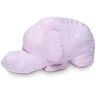 Kindertraum Kinderdroom 51051080023 knuffelkussen olifant, klein, 11 x 23 cm, roze/wit