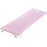 LYNNRICK Matrashoes voor massagetafel, bed met gat, cosmeticasonkussen, antislip kussen, 185 x 70 cm, roze, dikte 2 mm