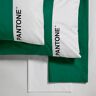 SWEET HOME Pantone™ eenpersoonsbedset, 150 x 280 cm, kussensloop 50 x 80 cm, eenpersoons hoeslaken 90 x 200 cm, katoen voor eenpersoonsbed 25 cm, groen/wit