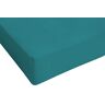 Italian Bed Linen Max Color Lakens met hoeken van 25 cm, flesgroen, 2-zitter