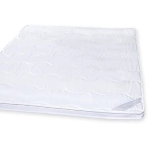 aqua-textil Ambiente onderbed 90 x 200 cm wit microvezel matras holle vezels vulling pad matrasbeschermer aqua-textil Ambiente onderbed 90 x 200 cm wit microvezel matras holle vezels vulling pad matrasbeschermer