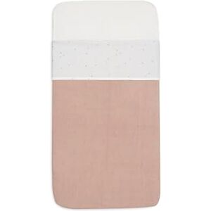 Jollein Bedlaken wieg, Twinkling, Wild Rose, 75 x 100 cm, voor babywieg, 100% katoen, Oeko-Tex-gecertificeerd Jollein Bedlaken wieg, Twinkling, Wild Rose, 75 x 100 cm, voor babywieg, 100% katoen, Oeko-Tex-gecertificeerd