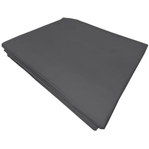 PENSIERI DELICATI Bedlaken voor eenpersoonsbed, 160 x 300 cm, laken voor eenpersoonsbed, eenkleurig, van 100% katoen, gemaakt in Italië, kleur antraciet PENSIERI DELICATI Bedlaken voor eenpersoonsbed, 160 x 300 cm, laken voor eenpersoonsbed, eenkleurig, van 100% katoen, gemaakt in Italië, kleur antraciet