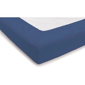 PENSIERI DELICATI Bedlaken voor eenpersoonsbed 90 x 200 cm, laken voor eenpersoonsbed, eenkleurig met hoeken +25 cm, van 100% katoen, gemaakt in Italië, kleur marineblauw PENSIERI DELICATI Bedlaken voor eenpersoonsbed 90 x 200 cm, laken voor eenpersoonsbed, eenkleurig met hoeken +25 cm, van 100% katoen, gemaakt in Italië, kleur marineblauw