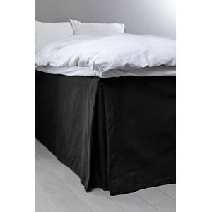 Jotex Colour bedhoes, 100% hoogwaardig biologisch katoen, bedrok, hoogte 60 cm, zwart, 160 x 200 cm Jotex Colour bedhoes, 100% hoogwaardig biologisch katoen, bedrok, hoogte 60 cm, zwart, 160 x 200 cm