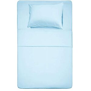 Best Season Homelike Collection 4-delige bedlaken set (tweeling, babyblauw) 1 plat laken, 1 hoeslaken en 2 kussenslopen, 100% super zacht geborsteld microvezel 1800 beddengoed, diepe zakken &rimpel, vervagen bestendig Best Season Homelike Collection 4-delige bedlaken set (tweeling, babyblauw) 1 plat laken, 1 hoeslaken en 2 kussenslopen, 100% super zacht geborsteld microvezel 1800 beddengoed, diepe zakken &rimpel, vervagen bestendig