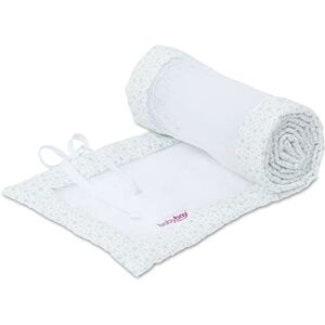 babybay Nestchen mesh geschikt voor model boxspring XXL, wit glittersterren mint babybay Nestchen mesh geschikt voor model boxspring XXL, wit glittersterren mint