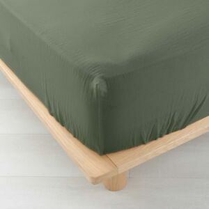 Douceur d'Interieur Katoen Gaze Fitted Sheet - Meerdere kleuren Douceur d'Interieur Katoen Gaze Fitted Sheet - Meerdere kleuren