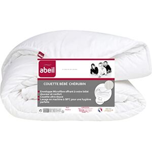Abeil 15000000953 Babydeken - Polyester, wit, 75x120 cm Abeil 15000000953 Babydeken - Polyester, wit, 75x120 cm