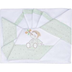 ANDY & HELEN 3-delige beddengoedset voor wieg, geborduurd laken + hoeslaken met elastieken en kussensloop, geschikt voor kinderbed Maxi, Next To Me, zijbed, groen ANDY & HELEN 3-delige beddengoedset voor wieg, geborduurd laken + hoeslaken met elastieken en kussensloop, geschikt voor kinderbed Maxi, Next To Me, zijbed, groen