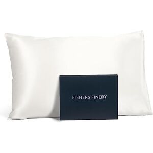 Fishers Finery Kussensloop van 25 mm 100% pure moerbeizijde, Good Housekeeping-winnaar (wit, queen) Fishers Finery Kussensloop van 25 mm 100% pure moerbeizijde, Good Housekeeping-winnaar (wit, queen)