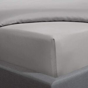 Sleepdown Hoeslaken 100% katoensatijn Zacht Gezellig 16" 40cm Extra Diep 300 Draadtelling Luxe Beddengoed Bedlaken Beddengoed Zilver Eenpersoons Sleepdown Hoeslaken 100% katoensatijn Zacht Gezellig 16" 40cm Extra Diep 300 Draadtelling Luxe Beddengoed Bedlaken Beddengoed Zilver Eenpersoons