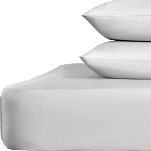 Highams Lichtgrijs Polycotton Fitted Sheet - Bed Sheet Highams Lichtgrijs Polycotton Fitted Sheet - Bed Sheet