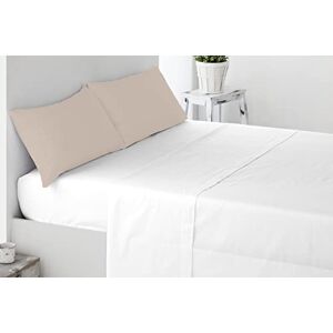 Miracle Home . Anti-peeling kussenslopen, zacht en comfortabel, 50% katoen, 50% polyester. 2 eenheden, 85 x 45. Bed 150, Beige Miracle Home . Anti-peeling kussenslopen, zacht en comfortabel, 50% katoen, 50% polyester. 2 eenheden, 85 x 45. Bed 150, Beige