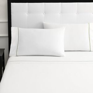 kate spade new york Dot Queen Sheet Set, 300 Thread Count and 100% Cotton, All Season 4 Piece Bedding Set, Machine Washable, White and Green kate spade new york Dot Queen Sheet Set, 300 Thread Count and 100% Cotton, All Season 4 Piece Bedding Set, Machine Washable, White and Green