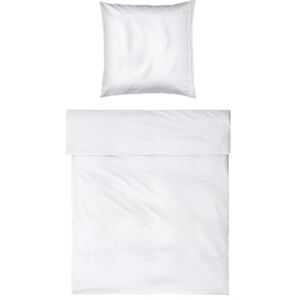 Möve Noblesse Beddengoedset 155 x 220 cm + 80 x 80 cm van 100% katoen, wit/maanlicht Möve Noblesse Beddengoedset 155 x 220 cm + 80 x 80 cm van 100% katoen, wit/maanlicht