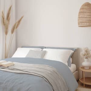 BL BELUM Belum dekbedovertrek, 100% gekamd katoen, satijn, aantal draden 300, Oeko-Tex-certificaat, bed: 240 x 220 cm, kleur: hemelsblauw BL BELUM Belum dekbedovertrek, 100% gekamd katoen, satijn, aantal draden 300, Oeko-Tex-certificaat, bed: 240 x 220 cm, kleur: hemelsblauw