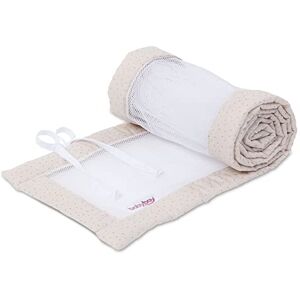 babybay Nestje Mesh Royal geschikt voor model origineel, beige glitterpunten goud babybay Nestje Mesh Royal geschikt voor model origineel, beige glitterpunten goud