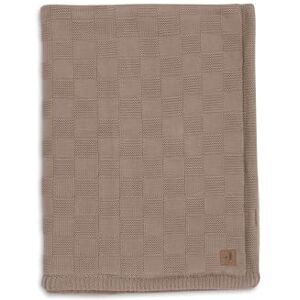 Jollein Babydeken Box Knit Milky Coffee/Velvet 75 x 100 cm 100% katoen voor babywieg 1,5 TOG GOTS-gecertificeerd Jollein Babydeken Box Knit Milky Coffee/Velvet 75 x 100 cm 100% katoen voor babywieg 1,5 TOG GOTS-gecertificeerd