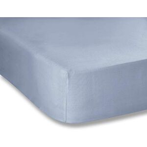 Bianca Hoeslaken in geverfd denim, 150 x 200 cm, 100% percale katoen Bianca Hoeslaken in geverfd denim, 150 x 200 cm, 100% percale katoen