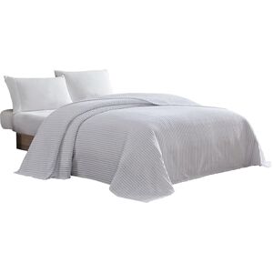 Beatrice Home Fashions Kanaal Chenille Sprei, Volledig, Wit Beatrice Home Fashions Kanaal Chenille Sprei, Volledig, Wit