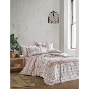 Nuit Des Rêves Premium Ranforce Double Quilt Cover-set (200 x 200 cm), 100% katoen, bruin/beige/wit, inclusief 2 kussenslopen (80 x 80 cm), zacht, duurzaam, stijlvol beddengoed Nuit Des Rêves Premium Ranforce Double Quilt Cover-set (200 x 200 cm), 100% katoen, bruin/beige/wit, inclusief 2 kussenslopen (80 x 80 cm), zacht, duurzaam, stijlvol beddengoed