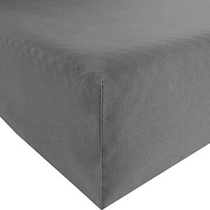 Bassetti Hoeslaken 764 grijs katoen/elastaan, afmetingen: 140cm x 200cm, 160cm x 220cm, 9266290 Bassetti Hoeslaken 764 grijs katoen/elastaan, afmetingen: 140cm x 200cm, 160cm x 220cm, 9266290