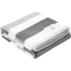 Nautica Gooi deken, super zacht en gezellig fleece beddengoed, stijlvol huisdecoratie, slaapzaal Essentials (Awning Stripe Grey, Throw) Nautica Gooi deken, super zacht en gezellig fleece beddengoed, stijlvol huisdecoratie, slaapzaal Essentials (Awning Stripe Grey, Throw)