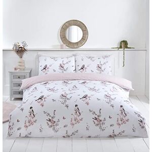 Rapport Home Vintage Floral Toile Microfibre Duvet Cover Set - Single Bedding Rapport Home Vintage Floral Toile Microfibre Duvet Cover Set - Single Bedding