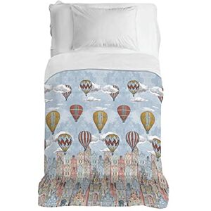 PENSIERI DELICATI Sprei 170 x 280 cm, voor eenpersoonsbed, 100% piqué-katoen, ideaal als sprei of sprei voor eenpersoonsbed, motief vlinderdassen oranje, 100% Made in Italy PENSIERI DELICATI Sprei 170 x 280 cm, voor eenpersoonsbed, 100% piqué-katoen, ideaal als sprei of sprei voor eenpersoonsbed, motief vlinderdassen oranje, 100% Made in Italy