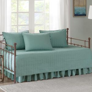Comfort Spaces Kienna Soft Microvezel Solid Blush Stitched Pattern 5-delige bedset 190 x 99 cm Seafoam Comfort Spaces Kienna Soft Microvezel Solid Blush Stitched Pattern 5-delige bedset 190 x 99 cm Seafoam
