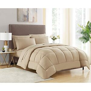 Sweet Home Collection My Sweet Home Luxe Pluche Loft Microfiber vult Dekbed Invoegen Bedding, Taupe, Volledig Sweet Home Collection My Sweet Home Luxe Pluche Loft Microfiber vult Dekbed Invoegen Bedding, Taupe, Volledig