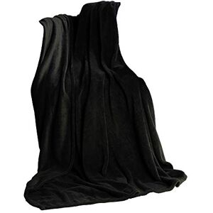 CelinaTex Tv-deken knuffeldeken 150 x 200 cm zwart koraal fleece sprei microvezel sofadeken plaid CelinaTex Tv-deken knuffeldeken 150 x 200 cm zwart koraal fleece sprei microvezel sofadeken plaid