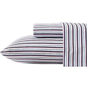 Nautica - Queen Sheet Set, Deep Pocket Fitted Sheet and Pillowcase Set, Casual Bedding Set (Aevery Stripe Navy, Queen) Nautica - Queen Sheet Set, Deep Pocket Fitted Sheet and Pillowcase Set, Casual Bedding Set (Aevery Stripe Navy, Queen)
