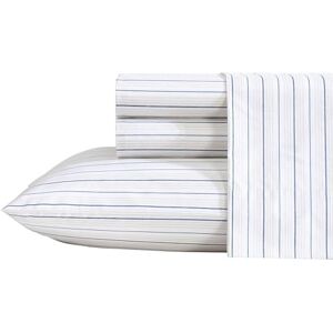 Nautica Twin XL-lakens, premium katoenen percal beddengoedset, gestreepte woondecoratie, Oeko-Tex gecertificeerd (Beaux Stripe Blue, Twin XL) Nautica Twin XL-lakens, premium katoenen percal beddengoedset, gestreepte woondecoratie, Oeko-Tex gecertificeerd (Beaux Stripe Blue, Twin XL)