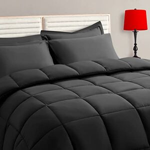 TAIMIT Full size dekbedset 7-delig, beddengoed sets met beddengoed voor het hele seizoen zacht gewatteerd warm pluizig omkeerbaar dekbed, plat laken, hoeslaken, 2 kussenslopen, 2 kussenslopen, TAIMIT Full size dekbedset 7-delig, beddengoed sets met beddengoed voor het hele seizoen zacht gewatteerd warm pluizig omkeerbaar dekbed, plat laken, hoeslaken, 2 kussenslopen, 2 kussenslopen,